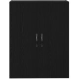  Highboard 2 pcs Crni hrast Inženjersko drvo i staklo | shoptok.hr