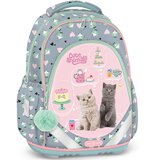 Ars Una Cute Animals Tea Party anatomski školski ruksak s mačkama 33×43×22 cm Cijene