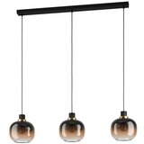 Eglo viseća lampa OILELLA 3xE27 95 cm crna smeđa 99615 Cene