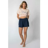LaLupa Woman's Shorts LA110 Navy Blue