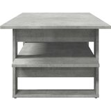 vidaXL Klubska mizica betonsko siva 102x55x42 cm inženirski les Cene