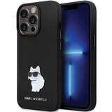 Karl Lagerfeld SILIKONSKI OVITEK CHOUPETTE METAL PIN ZA IPHONE 13 PRO ČRN, (21898982) | Shoptok.si