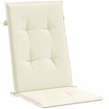  Jastuci za vrtne stolice 4 kom krem 120 x 50 x 2 cm od tkanine | Eponuda.ba