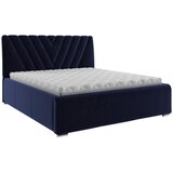 Boxxx OBLAZINJENA POSTELJA 160 cm x 200 cm , tekstil temno modra Cene