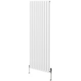 Monster ovalni stebrični radiator in ventili - 1800 mm x 600 mm - bel, (21569760) Cene