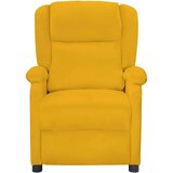 vidaXL naslonjač žuti baršunasti | shoptok.hr