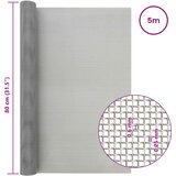 Mrežna tkanina 80 x 500 cm 30 Mesh Nehrđajući čelik 201 Srebrna | shoptok.hr