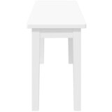  Klupa 110 cm bijela puna drvena guma | shoptok.hr