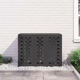  Pokrivač za klima uređaj Crna 110x50x80 cm Čelik | shoptok.hr