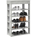  Stalak za cipele boja betona 60x30x98 cm konstruirano drvo | shoptok.hr