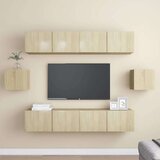  6-dijelni set TV ormarića boja hrasta sonome od iverice | shoptok.hr