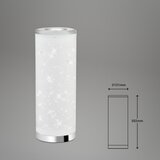 BRILONER 7332-018 - LED stona lampa STARRY SKY 1xGU10/5W/230V, bela | Eponuda.com