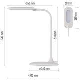  Namizna LED svetilka STELLA bela | Shoptok.si