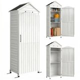HOMESTAR Vrtna omara 85x58x213 cm bela, (5000228190) Cene