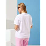Sinsay Pamučna majica s printom | shoptok.hr
