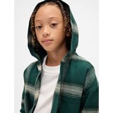 GAP Children's Flannel Shirt with Hoodie - Boys | Shoptok.si