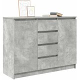  Komoda s ladicama beton siva 100,5x35x76 cm konstruirano drvo | shoptok.hr
