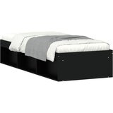 Maison Chic Posteljni okvir - Enojna postelja - Postelja za odrasle črn 75x190 cm-J13882, (21773918) | Shoptok.si