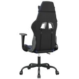  igraća stolica crno-plava od umjetne kože | shoptok.hr