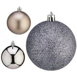  Set božićnih kuglica Srebrna Plastika Ø 7 cm (12 kom.) | shoptok.hr