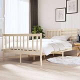  Okvir za krevet od masivnog drva 135 x 190 cm 4FT6 bračni Cijene