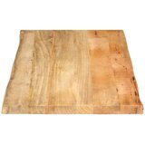 Stolna ploča 100x60x3,8cm od masivnog drva manga sa živim rubom | shoptok.hr
