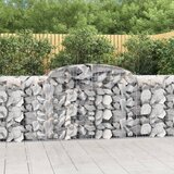  Lučne gabionske košare 7 kom 300x50x100/120cm pocinčano željezo | shoptok.hr