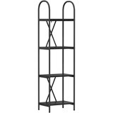 Polica Crni hrast 40 x 30 x 146 cm Konstruirano drvo | shoptok.hr