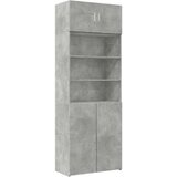 Ormarić za pohranu boja betona 80x42 5x225 cm konstruirano drvo | shoptok.hr