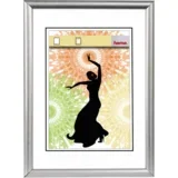 madrid silver 15x20 plastic frame 66634