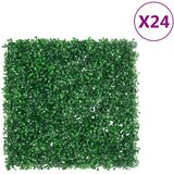  Ograda od umjetnog lišća 24 kom zelena 50 x 50 cm | shoptok.hr