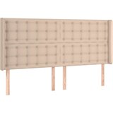  Box spring postelja z vzmetnico LED kapučino 160x200 cm, (20896453) | Shoptok.si