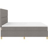  s opruga kutije Sivo-smeđa 200 x 200 cm tkanina | shoptok.hr