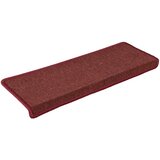  Prostirke za stepenice 30 kom 65x21x4 cm bordo pravokutni rub | shoptok.hr