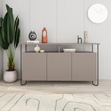 Marckeric Siva/bež niska komoda 130x80 cm Dilly – | shoptok.hr