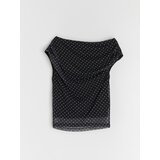Sinsay Asimetrična bluza na točkice | shoptok.hr