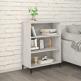 vidaXL komoda siva sonoma 69,5x32,5x90 cm konstruiran les Cene
