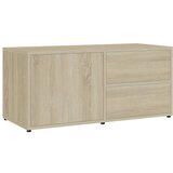 Maison Chic TV omarica - TV stojalo - Televizijska omarica sonoma hrast 80x34x36 cm iverna plošča, (21699094) Cene