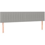  Krevet s oprugama i madracem svjetlosivi 200 x 200cm od tkanine | shoptok.hr