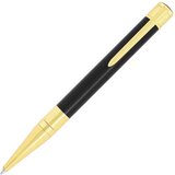 S.t. Dupont Initial kemijska olovka 275202, crni lak i zlatni detalji, 136 mm | shoptok.hr