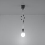 Sollux Lighting Obesna svetilka DIEGO 1 siva, (21348075) | Shoptok.si