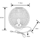 Globo 15368T - stona lampa hildegard 1xE27/60W 230V bambus | Eponuda.com