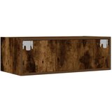 vidaXL TV omarica z LED lučkami dimljeni hrast 75x35,5x25 cm | Shoptok.si