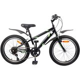  Dječji Bicikl 20 Inča 6-Speed za djecu od 6 do 11 godina Crna | shoptok.hr