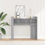  Konzolni stol siva boja hrasta 100x35x90 cm konstruirano drvo | shoptok.hr