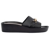 GOODIN Black women's flip-flops with a chain Cene