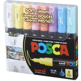 POSCA Uni flomastri 1MR Soft set 8; konica 0,7 mm kovina, (21290472) | Shoptok.si