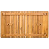  Prostirka za kupanje Smeđa 100 x 55 cm Čvrsto drvo akacije | shoptok.hr