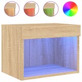  The Living Store Nočna omarica z LED lučkami stenska sonoma hrast - Nočna Omarica, (21499212) | Shoptok.si
