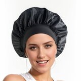 INF Svilnato mehka spalna kapa za ženske, 12" širok trak, povoj za po porodu Black, (21749049) | Shoptok.si
